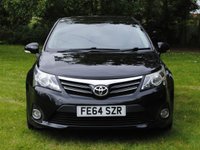 USED 2014 64 TOYOTA AVENSIS 2.0 D-4D ICON 4d 124 BHP www.suffolkcarcentre.co.uk - Located at Ilketshall