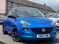 USED 2016 16 VAUXHALL ADAM 1.2 ENERGISED 3d 69 BHP 2 KEYS +   LED DAY TIME RUNNING HEADLIGHTS +   ADAPTIVE CRUISE CONTROL +   BLUETOOTH CONNECTIVITY +   USB CONNECTIVITY +  5 SPEED MANUAL +   16 INCH ALLOY WHEELS +