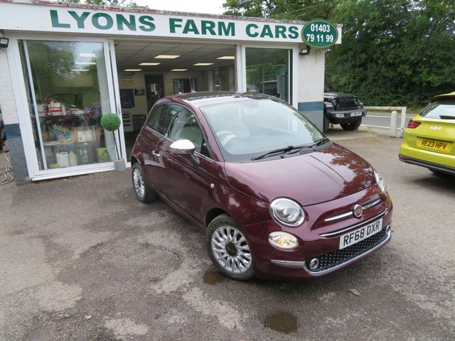 2018 68 Fiat 500 1.2 LOUNGE 3d 69 BHP NEW SHAPE