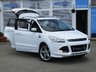 USED 2015 65 FORD KUGA 2.0 TITANIUM X TDCI 5d 177 BHP Finished in FROZEN WHITE metallic with contrasting FULL HEATED BLACK LEATHER TRIM. This Kuga is a great choice if you like driving. It's one of the most enjoyable, practical and fun family SUV's around. Features include Panoramic Roof, Full Heated Leather, Nav, Electric Boot, Rear View Camera, 19" ALLOYS, Auto Parking, Rear Park Sensors, DAB, B/Tooth, Cruise Power folding Door Mirrors and more. Dealer serviced at 8999 miles, 18240 miles, 37410 miles, 57170 miles, 67090 miles and at 88318 miles.