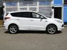 USED 2015 65 FORD KUGA 2.0 TITANIUM X TDCI 5d 177 BHP Finished in FROZEN WHITE metallic with contrasting FULL HEATED BLACK LEATHER TRIM. This Kuga is a great choice if you like driving. It's one of the most enjoyable, practical and fun family SUV's around. Features include Panoramic Roof, Full Heated Leather, Nav, Electric Boot, Rear View Camera, 19" ALLOYS, Auto Parking, Rear Park Sensors, DAB, B/Tooth, Cruise Power folding Door Mirrors and more. Dealer serviced at 8999 miles, 18240 miles, 37410 miles, 57170 miles, 67090 miles and at 88318 miles.