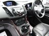 USED 2015 65 FORD KUGA 2.0 TITANIUM X TDCI 5d 177 BHP Finished in FROZEN WHITE metallic with contrasting FULL HEATED BLACK LEATHER TRIM. This Kuga is a great choice if you like driving. It's one of the most enjoyable, practical and fun family SUV's around. Features include Panoramic Roof, Full Heated Leather, Nav, Electric Boot, Rear View Camera, 19" ALLOYS, Auto Parking, Rear Park Sensors, DAB, B/Tooth, Cruise Power folding Door Mirrors and more. Dealer serviced at 8999 miles, 18240 miles, 37410 miles, 57170 miles, 67090 miles and at 88318 miles.