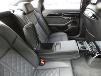 USED 2023 23 AUDI A8 3.0 TDI V6 50 QUATTRO BLACK EDITION MHEV 4d TIPTRONIC 282 S/S 1 OWNER FROM NEW, FULL AUDI SERVICE HISTORY, LAST SERVICED 16TH MARCH 2026. SAT NAV, VIRTUAL COCKPIT, FULL BLACK LEATHER, HEATED SEATS, REAR VIEW CAMERA, WIRELESS APPLE CARPLAY / ANDROID AUTO, ADAPTIVE AIR SUSPENSION, ADAPTIVE CRUISE CONTROL, AMBIENT LIGHTING, AUDI SOUND SYSTEM, PHONE BOX WIRELESS CHARGING, ELECTRIC MEMEORY SEATS, DAB RADIO, BLUETOOTH, ELECTRIC REAR SUN BLINDS, HEAD UP DISPLAY, MMI TOUCH, PARKING SYSTEM PLUS, POWER TAILGATE, PRIVACY GLASS, POWER DOOR CLOSURE, ISO FIX