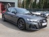 USED 2023 23 AUDI A8 3.0 TDI V6 50 QUATTRO BLACK EDITION MHEV 4d TIPTRONIC 282 S/S 1 OWNER FROM NEW, FULL AUDI SERVICE HISTORY, LAST SERVICED 16TH MARCH 2026. SAT NAV, VIRTUAL COCKPIT, FULL BLACK LEATHER, HEATED SEATS, REAR VIEW CAMERA, WIRELESS APPLE CARPLAY / ANDROID AUTO, ADAPTIVE AIR SUSPENSION, ADAPTIVE CRUISE CONTROL, AMBIENT LIGHTING, AUDI SOUND SYSTEM, PHONE BOX WIRELESS CHARGING, ELECTRIC MEMEORY SEATS, DAB RADIO, BLUETOOTH, ELECTRIC REAR SUN BLINDS, HEAD UP DISPLAY, MMI TOUCH, PARKING SYSTEM PLUS, POWER TAILGATE, PRIVACY GLASS, POWER DOOR CLOSURE, ISO FIX