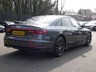 USED 2023 23 AUDI A8 3.0 TDI V6 50 QUATTRO BLACK EDITION MHEV 4d TIPTRONIC 282 S/S 1 OWNER FROM NEW, FULL AUDI SERVICE HISTORY, LAST SERVICED 16TH MARCH 2026. SAT NAV, VIRTUAL COCKPIT, FULL BLACK LEATHER, HEATED SEATS, REAR VIEW CAMERA, WIRELESS APPLE CARPLAY / ANDROID AUTO, ADAPTIVE AIR SUSPENSION, ADAPTIVE CRUISE CONTROL, AMBIENT LIGHTING, AUDI SOUND SYSTEM, PHONE BOX WIRELESS CHARGING, ELECTRIC MEMEORY SEATS, DAB RADIO, BLUETOOTH, ELECTRIC REAR SUN BLINDS, HEAD UP DISPLAY, MMI TOUCH, PARKING SYSTEM PLUS, POWER TAILGATE, PRIVACY GLASS, POWER DOOR CLOSURE, ISO FIX