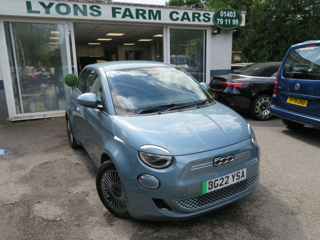 2022 22 Fiat 500e ICON 3d 117 BHP ALL ELECTRIC AUTOMATIC