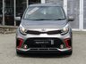 USED 2017 17 KIA PICANTO 1.0 GT-LINE 5d 66 BHP Finished in TITANIUM SILVER with BLACK RED LEATHER Trim. This is an excellent low mileage, Top of the Range small car for the money. High quality and neatly designed interior. Great to drive and cheap to run. Also offers plenty of space for passengers with 5 doors. Features include Leather Trim, Alloys, B/Tooth, Front Fogs, Tinted Windows, 1 Owner,  Power folding mirrors and more. KIA Dealer serviced at 2663 miles, 5486 miles, 8367 miles, 11457 miles, 15896 miles, 20703 miles and at 28304 miles