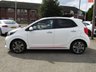 USED 2019 19 KIA PICANTO 1.0 GT-LINE S 5d 99 BHP Finished in CLEAR WHITE with HEATED BLACK LEATHER Trim. This is an excellent low mileage, Top of the Range small car for the money. High quality and neatly designed interior. Great to drive and cheap to run. Also offers plenty of space for passengers with 5 doors. Features include Electric Sunroof, Heated Leather Trim and Steering Wheel, Sat Nav, Rear View Camera, Alloys, B/Tooth, Power folding mirrors and more. Dealer serviced at 7975 miles, 10815 miles, 15546 miles, 21261 miles and at 26587