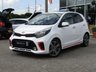 USED 2019 19 KIA PICANTO 1.0 GT-LINE S 5d 99 BHP Finished in CLEAR WHITE with HEATED BLACK LEATHER Trim. This is an excellent low mileage, Top of the Range small car for the money. High quality and neatly designed interior. Great to drive and cheap to run. Also offers plenty of space for passengers with 5 doors. Features include Electric Sunroof, Heated Leather Trim and Steering Wheel, Sat Nav, Rear View Camera, Alloys, B/Tooth, Power folding mirrors and more. Dealer serviced at 7975 miles, 10815 miles, 15546 miles, 21261 miles and at 26587