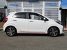 USED 2019 19 KIA PICANTO 1.0 GT-LINE S 5d 99 BHP Finished in CLEAR WHITE with HEATED BLACK LEATHER Trim. This is an excellent low mileage, Top of the Range small car for the money. High quality and neatly designed interior. Great to drive and cheap to run. Also offers plenty of space for passengers with 5 doors. Features include Electric Sunroof, Heated Leather Trim and Steering Wheel, Sat Nav, Rear View Camera, Alloys, B/Tooth, Power folding mirrors and more. Dealer serviced at 7975 miles, 10815 miles, 15546 miles, 21261 miles and at 26587