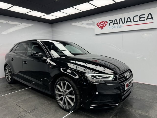 2019 19 Audi A3 1.5 SPORTBACK TFSI BLACK EDITION 5d 148 BHP