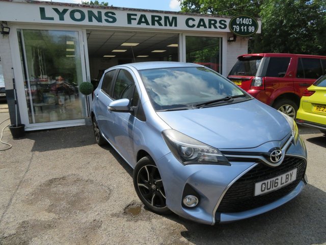 2016 16 Toyota Yaris 1.3 VVT-I DESIGN M-DRIVE S 5d 99 BHP AUTOMATIC