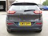 USED 2015 15 JEEP CHEROKEE 2.0 M-JET LONGITUDE PLUS 5d 138 BHP Finished in Granite Crystal METALLIC with contrasting Dark Grey trim. This Jeep Cherokee effectively sits in a class of its own. With its stylish seven-slot grille, slender headlamps it helps the Cherokee to stand out. Features include Sat Nav, DAB radio, B/Tooth, Park Sensors, Alloys and much more. Dealer serviced at 21900 miles, 38174 miles, 52102 miles, 80022 miles, 92135 miles, 92484 miles (inc Cam Belt and Water Pump), 99332 miles and at 104246 on arrival.