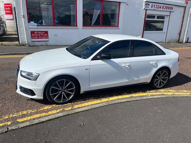 2015 15 AUDI A4 2.0 TDI BLACK EDITION NAV 4d 187 BHP A BEAUTIFUL EXAMPLE FINISHED IN EXTREMELY POPULAR WHITE PAINT+DIESEL+AUTOMATIC+SERVICE HISTORY+PRIVACY GLASS+HALF LEATHER INTERIOR+SATELLITE NAVIGATION+PARK ASSIST+CLIMATE CONTROL+19 INCH ALLOY WHEELS+CONTACT OUR EXPERIENCED SALES TEAM TO FIND OUT MORE+READY TO DRIVE AWAY TODAY!!!!!!!!!!!!!!!!!!!!!!!!!!!!!!!!!!!!!!!!