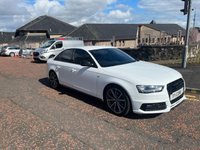 USED 2015 15 AUDI A4 2.0 TDI BLACK EDITION NAV 4d 187 BHP A BEAUTIFUL EXAMPLE FINISHED IN EXTREMELY POPULAR WHITE PAINT+DIESEL+AUTOMATIC+SERVICE HISTORY+PRIVACY GLASS+HALF LEATHER INTERIOR+SATELLITE NAVIGATION+PARK ASSIST+CLIMATE CONTROL+19 INCH ALLOY WHEELS+CONTACT OUR EXPERIENCED SALES TEAM TO FIND OUT MORE+READY TO DRIVE AWAY TODAY!!!!!!!!!!!!!!!!!!!!!!!!!!!!!!!!!!!!!!!!