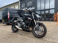 USED 2018 18 TRIUMPH STREET TRIPLE 765 RS - BUY ONLINE 24 HRS A DAY - FINANCE AVAILABLE - ALL TYPES OF CREDIT ACCEPTED ONLY 4788 MILES, WITH ARROW EXHAUST