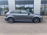USED 2017 17 AUDI A3 1.4 TFSI BLACK EDITION 150PS NAVIGATION IN STUNNING DAYTONA GREY