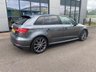 USED 2017 17 AUDI A3 1.4 TFSI BLACK EDITION 150PS NAVIGATION IN STUNNING DAYTONA GREY