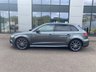 USED 2017 17 AUDI A3 1.4 TFSI BLACK EDITION 150PS NAVIGATION IN STUNNING DAYTONA GREY