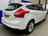 USED 2012 62 FORD FOCUS 1.6 Zetec Hatchback 5dr Petrol Manual Euro 5 (105 ps) DAB Radio, Bluetooth, Air Conditioning