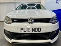 USED 2016 16 VOLKSWAGEN POLO 1.0 TSI BlueMotion Tech R-Line Hatchback 5dr Petrol Manual Euro 6 (s/s) (110 bhp) P.SensorsHeatedSeats,Nav,&pound;0Tax