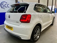 USED 2016 16 VOLKSWAGEN POLO 1.0 TSI BlueMotion Tech R-Line Hatchback 5dr Petrol Manual Euro 6 (s/s) (110 bhp) P.SensorsHeatedSeats,Nav,&pound;0Tax