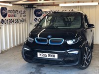 USED 2019 19 BMW I3 0.6 I3 94AH RANGE EXTENDER 5d 168 BHP+SUNROOF+SATNAV+HALF LEATHER+PARK SENSORS+I3 PLUS PACK+ PRIVATE P;LATE WITH CAR KR15BMW+PANO ROOF+HALF LEATHER+ALLOYS+SATNAV+CRUISE+PARKING SENSORS+REVERSE CAMERA+MEDIA+DAB+BLUETOOTH+USB+HPI CLEAR WITH VOSA MOT HISTORY, CLEAN +GREAT DRIVE+GOOD MPG, PART EXCHANGE WELCOME, FULL DEALER FACILITIES+FINANCE ARRANGED+The car is in very good condition in and out . Bodywork has no obvious dents or scratches . Interior is very clean without any obvious wear or tear to the seats or carpets.Tyres excellent ,Engine+gearbox in good order.