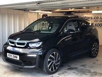 USED 2019 19 BMW I3 0.6 I3 94AH RANGE EXTENDER 5d 168 BHP+SUNROOF+SATNAV+HALF LEATHER+PARK SENSORS+I3 PLUS PACK+ PRIVATE P;LATE WITH CAR KR15BMW+PANO ROOF+HALF LEATHER+ALLOYS+SATNAV+CRUISE+PARKING SENSORS+REVERSE CAMERA+MEDIA+DAB+BLUETOOTH+USB+HPI CLEAR WITH VOSA MOT HISTORY, CLEAN +GREAT DRIVE+GOOD MPG, PART EXCHANGE WELCOME, FULL DEALER FACILITIES+FINANCE ARRANGED+The car is in very good condition in and out . Bodywork has no obvious dents or scratches . Interior is very clean without any obvious wear or tear to the seats or carpets.Tyres excellent ,Engine+gearbox in good order.