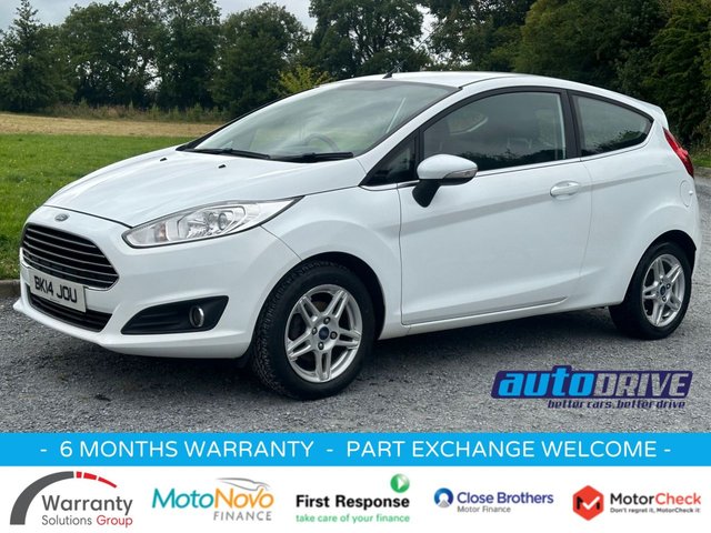 2014 14 Ford Fiesta 1.2 ZETEC 3d 81 BHP