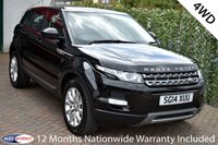 USED 2014 14 LAND ROVER RANGE ROVER EVOQUE 2.2 SD4 PURE 5 DOOR 9-SPEED AUTO 190 BHP Pan Roof / DAB / Cruise / Rear Park