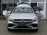 USED 2019 69 MERCEDES-BENZ GLC-CLASS 2.0 GLC 300 D 4MATIC AMG LINE PREMIUM 5d 242 BHP Finished in IRIDIUM SILVER MET with contrasting EBONY HEATED LEATHER trim. This GLC is an upmarket SUV with a quality interior and plenty of space inside. This SUV has arguably the poshest feeling cabin in its class. It has great Interior space and a generous size boot. Other features include Sat Nav, Full Heated Leather, DAB Radio, B/Tooth, Rear View Camera, Power Boot, Running Boards and more. Dealer serviced at 9138 miles, 24274 miles, 41609 miles, 56339 miles, and at 71689 miles on 18/5/2024