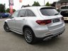 USED 2019 69 MERCEDES-BENZ GLC-CLASS 2.0 GLC 300 D 4MATIC AMG LINE PREMIUM 5d 242 BHP Finished in IRIDIUM SILVER MET with contrasting EBONY HEATED LEATHER trim. This GLC is an upmarket SUV with a quality interior and plenty of space inside. This SUV has arguably the poshest feeling cabin in its class. It has great Interior space and a generous size boot. Other features include Sat Nav, Full Heated Leather, DAB Radio, B/Tooth, Rear View Camera, Power Boot, Running Boards and more. Dealer serviced at 9138 miles, 24274 miles, 41609 miles, 56339 miles, and at 71689 miles on 18/5/2024