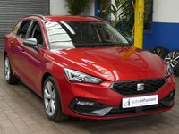 USED 2021 70 SEAT LEON 1.5 ETSI FR DSG MHEV 5d 148 BHP SAT NAV PART LEATHER INTERIOR CRUISE CONTROL PARKING SENSORS 1 OWNER SERVICE HISTORY GENUINE LOW MILEAGE
