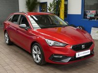 USED 2021 70 SEAT LEON 1.5 ETSI FR DSG MHEV 5d 148 BHP SAT NAV PART LEATHER INTERIOR CRUISE CONTROL PARKING SENSORS 1 OWNER SERVICE HISTORY GENUINE LOW MILEAGE