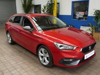 USED 2021 70 SEAT LEON 1.5 ETSI FR DSG MHEV 5d 148 BHP SAT NAV PART LEATHER INTERIOR CRUISE CONTROL PARKING SENSORS 1 OWNER SERVICE HISTORY GENUINE LOW MILEAGE