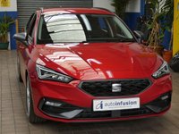 USED 2021 70 SEAT LEON 1.5 ETSI FR DSG MHEV 5d 148 BHP SAT NAV PART LEATHER INTERIOR CRUISE CONTROL PARKING SENSORS 1 OWNER SERVICE HISTORY GENUINE LOW MILEAGE