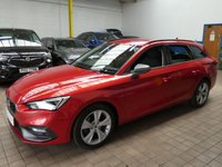 USED 2021 70 SEAT LEON 1.5 ETSI FR DSG MHEV 5d 148 BHP SAT NAV PART LEATHER INTERIOR CRUISE CONTROL PARKING SENSORS 1 OWNER SERVICE HISTORY GENUINE LOW MILEAGE