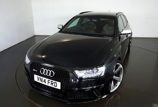 2014 14 Audi Rs4 4.2 RS4 AVANT FSI QUATTRO 5d AUTO 444 BHP-1 OWNER FROM NEW-BANG AND OLUFSEN SOUND SYSTEM-CARBON INLAYS-HEATED BLACK LEATHER UPHOLSTERY-BLUETOOTH-CRUISE CONTROL-SATNAV-PARKING SENSORS-REVERSE CAMERA-DRIVE SELECT-POWER TAILGATE-ELECTRIC MEMORY SEAT-ELECTRIC FOLDING MIRRORS-DUAL CLIMATE CONTROL