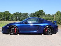 USED 2021 21 PORSCHE 718 CAYMAN 4.0 CAYMAN GT4 PDK 2d 415 BHP GREAT SPEC, SPORTS SEATS, PDK GEARBOX, PORSCHE WARRANTY, PDLS PLUS HEADLIGHTS, CARBON INTERIOR TRIM, RAX-TEX WITH CONTRASTING RED STITCHING, CHRONO, BOSE STEREO