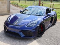 USED 2021 21 PORSCHE 718 CAYMAN 4.0 CAYMAN GT4 PDK 2d 415 BHP GREAT SPEC, SPORTS SEATS, PDK GEARBOX, PORSCHE WARRANTY, PDLS PLUS HEADLIGHTS, CARBON INTERIOR TRIM, RAX-TEX WITH CONTRASTING RED STITCHING, CHRONO, BOSE STEREO