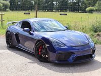 USED 2021 21 PORSCHE 718 CAYMAN 4.0 CAYMAN GT4 PDK 2d 415 BHP GREAT SPEC, SPORTS SEATS, PDK GEARBOX, PORSCHE WARRANTY, PDLS PLUS HEADLIGHTS, CARBON INTERIOR TRIM, RAX-TEX WITH CONTRASTING RED STITCHING, CHRONO, BOSE STEREO