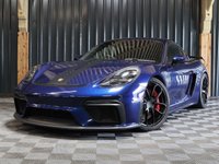 USED 2021 21 PORSCHE 718 CAYMAN 4.0 CAYMAN GT4 PDK 2d 415 BHP GREAT SPEC, SPORTS SEATS, PDK GEARBOX, PORSCHE WARRANTY, PDLS PLUS HEADLIGHTS, CARBON INTERIOR TRIM, RAX-TEX WITH CONTRASTING RED STITCHING, CHRONO, BOSE STEREO