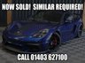 USED 2021 21 PORSCHE 718 CAYMAN 4.0 CAYMAN GT4 PDK 2d 415 BHP GREAT SPEC, SPORTS SEATS, PDK GEARBOX, PORSCHE WARRANTY, PDLS PLUS HEADLIGHTS, CARBON INTERIOR TRIM, RAX-TEX WITH CONTRASTING RED STITCHING, CHRONO, BOSE STEREO