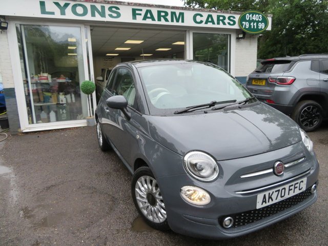 2020 70 Fiat 500 1.2 LOUNGE DUALOGIC 3d 69 BHP AUTOMATIC
