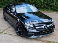 USED 2019 19 MERCEDES-BENZ C-CLASS 3.0 AMG C 43 4MATIC PREMIUM PLUS 2d 385 BHP PREMIUM PLUS PACKAGE   - BLACK WITH RED LEATHER - GLASS SUNROOF - 12 MONTH WARRANTY - FULL SERVICE HISTORY