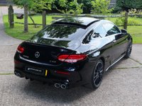 USED 2019 19 MERCEDES-BENZ C-CLASS 3.0 AMG C 43 4MATIC PREMIUM PLUS 2d 385 BHP PREMIUM PLUS PACKAGE   - BLACK WITH RED LEATHER - GLASS SUNROOF - 12 MONTH WARRANTY - FULL SERVICE HISTORY
