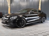 USED 2019 19 MERCEDES-BENZ C-CLASS 3.0 AMG C 43 4MATIC PREMIUM PLUS 2d 385 BHP PREMIUM PLUS PACKAGE   - BLACK WITH RED LEATHER - GLASS SUNROOF - 12 MONTH WARRANTY - FULL SERVICE HISTORY