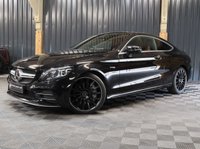 USED 2019 19 MERCEDES-BENZ C-CLASS 3.0 AMG C 43 4MATIC PREMIUM PLUS 2d 385 BHP PREMIUM PLUS PACKAGE   - BLACK WITH RED LEATHER - GLASS SUNROOF - 12 MONTH WARRANTY - FULL SERVICE HISTORY