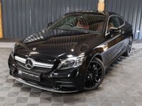 USED 2019 19 MERCEDES-BENZ C-CLASS 3.0 AMG C 43 4MATIC PREMIUM PLUS 2d 385 BHP PREMIUM PLUS PACKAGE   - BLACK WITH RED LEATHER - GLASS SUNROOF - 12 MONTH WARRANTY - FULL SERVICE HISTORY