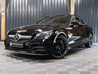 USED 2019 19 MERCEDES-BENZ C-CLASS 3.0 AMG C 43 4MATIC PREMIUM PLUS 2d 385 BHP PREMIUM PLUS PACKAGE   - BLACK WITH RED LEATHER - GLASS SUNROOF - 12 MONTH WARRANTY - FULL SERVICE HISTORY